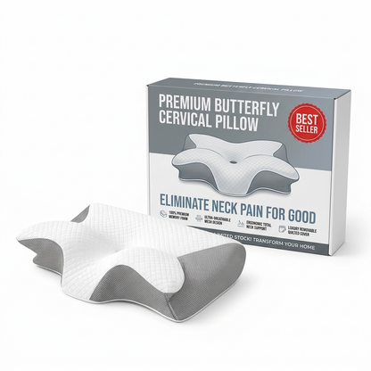 Ergonomic Neck Support Pillows Promote Deep Sleep.