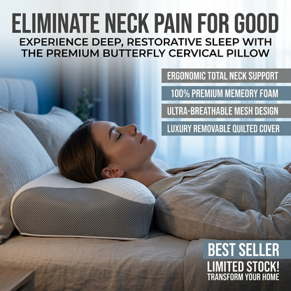 Ergonomic Neck Support Pillows Promote Deep Sleep.