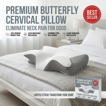 Ergonomic Neck Support Pillows Promote Deep Sleep.
