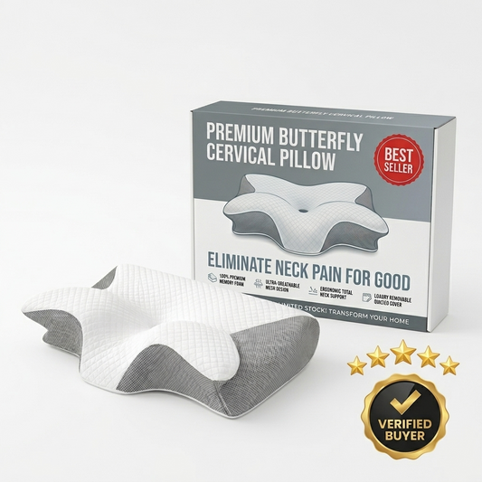 Ergonomic Neck Support Pillows Promote Deep Sleep.