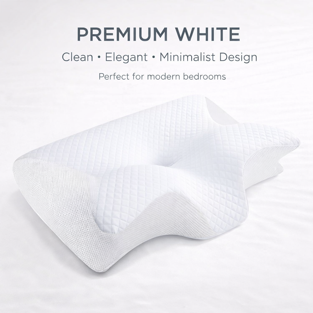 Ergonomic Neck Support Pillows Promote Deep Sleep.